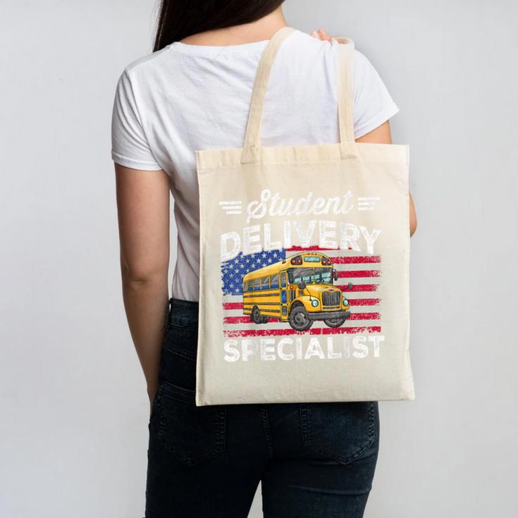 Students Delivery Specialist Back To School Bus Driver Canvas Tote Bag