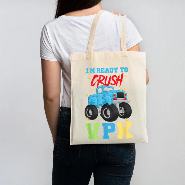 VPK Back To School 1st Day Of School Prekindergarten Kids Canvas Tote Bag