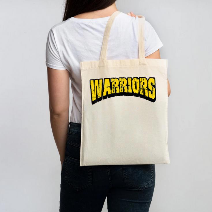 Warriors Back To School Spirit GY Canvas Tote Bag