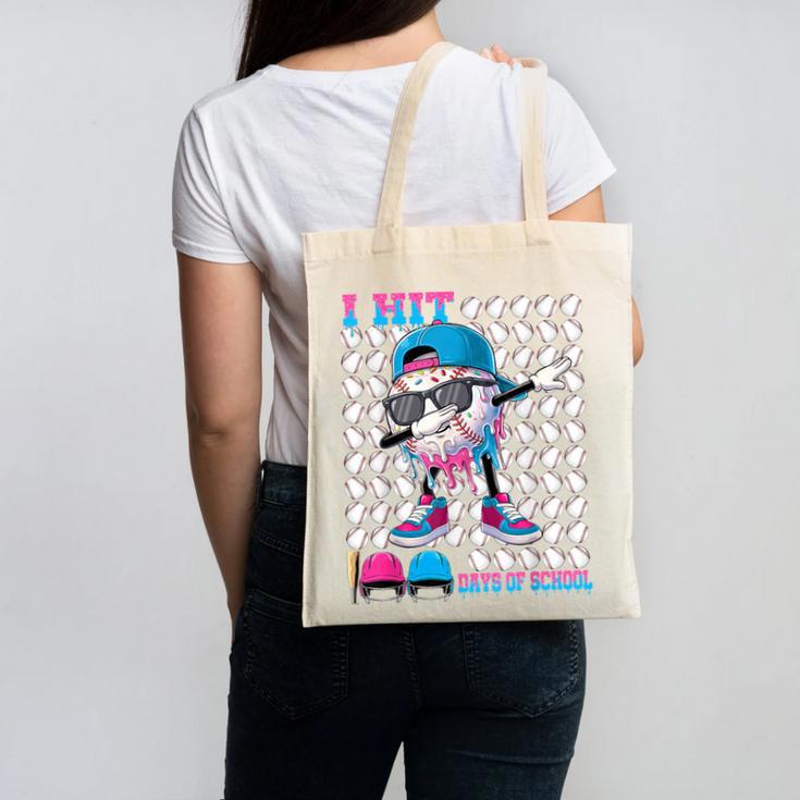 100 Days Of School Baseball Drip Boys Kids 100th Day School Canvas Tote Bag 100 Days Of School Baseball Drip Boys Kids 100th Day School Canvas Tote Bag
