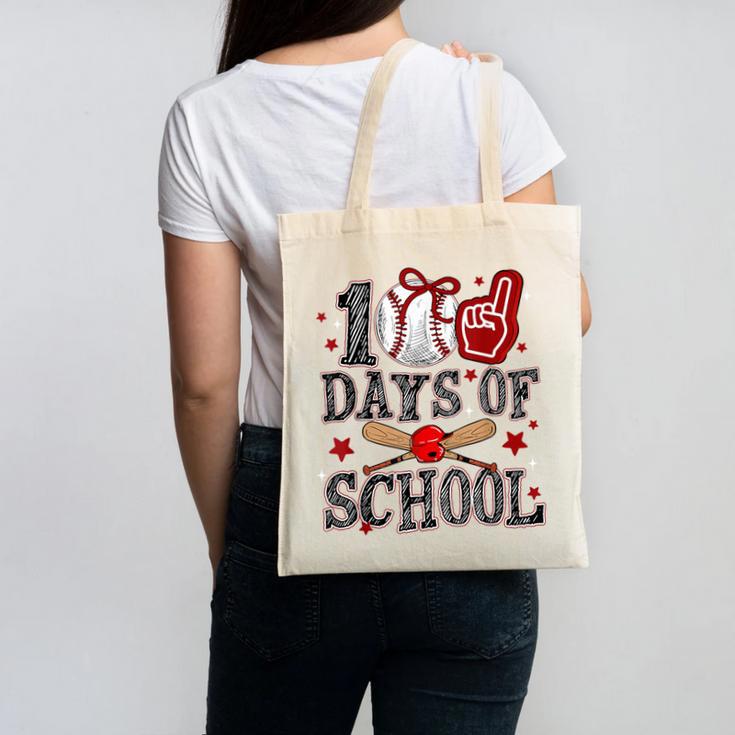 100 Days Of School Baseball Teacher 100 Days Smarter Student Canvas Tote Bag 100 Days Of School Baseball Teacher 100 Days Smarter Student Canvas Tote Bag
