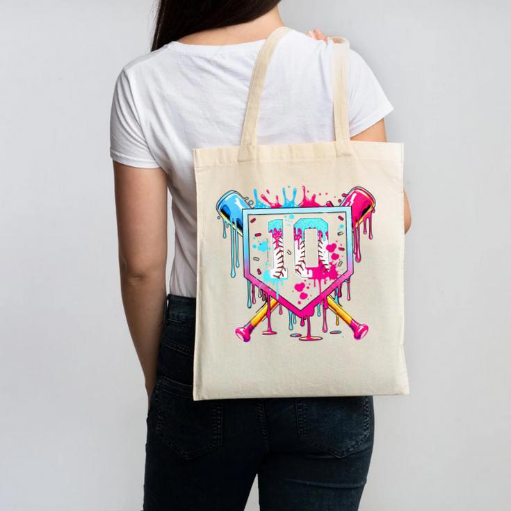 10th Birthday Boys Baseball Ice Cream Drip Boys Baseball Canvas Tote Bag 10th Birthday Boys Baseball Ice Cream Drip Boys Baseball Canvas Tote Bag