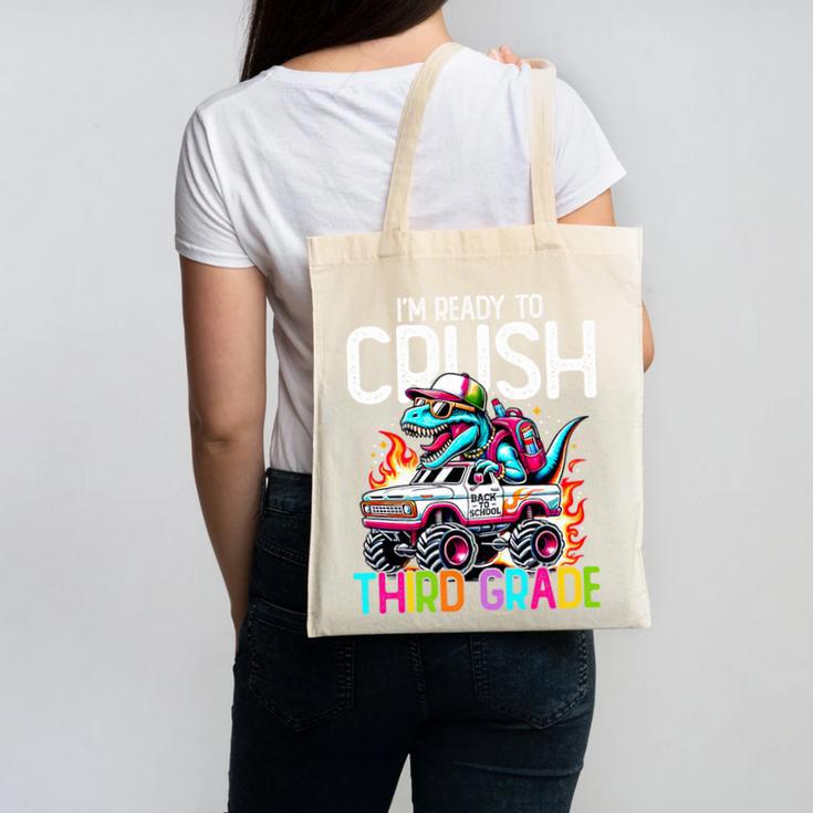 3rd Grade Back To School Kids Ready To Crush Third Grade Premium Tri-Blend Canvas Tote Bag