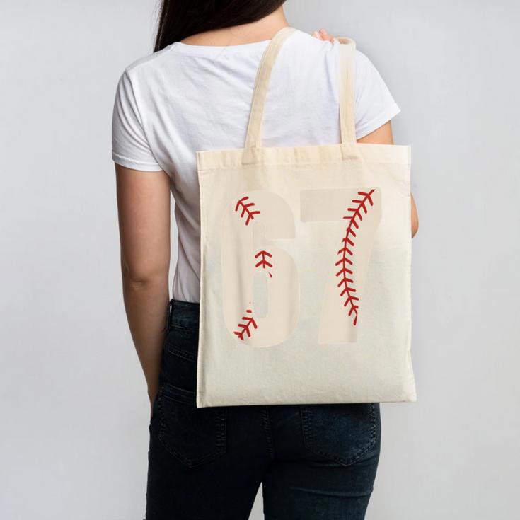 67 Baseball Six Seven 6 7 Meme 67 Canvas Tote Bag 67 Baseball Six Seven 6 7 Meme 67 Canvas Tote Bag