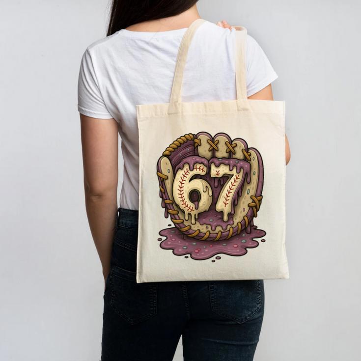 67 Ice Cream Drip Six Seven Baseball Premium Tri-Blend Canvas Tote Bag