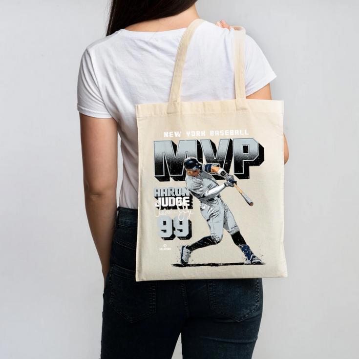 Aaron Judge New York Y Baseball 2025 AL MVP MLBAJMVPM Canvas Tote Bag
