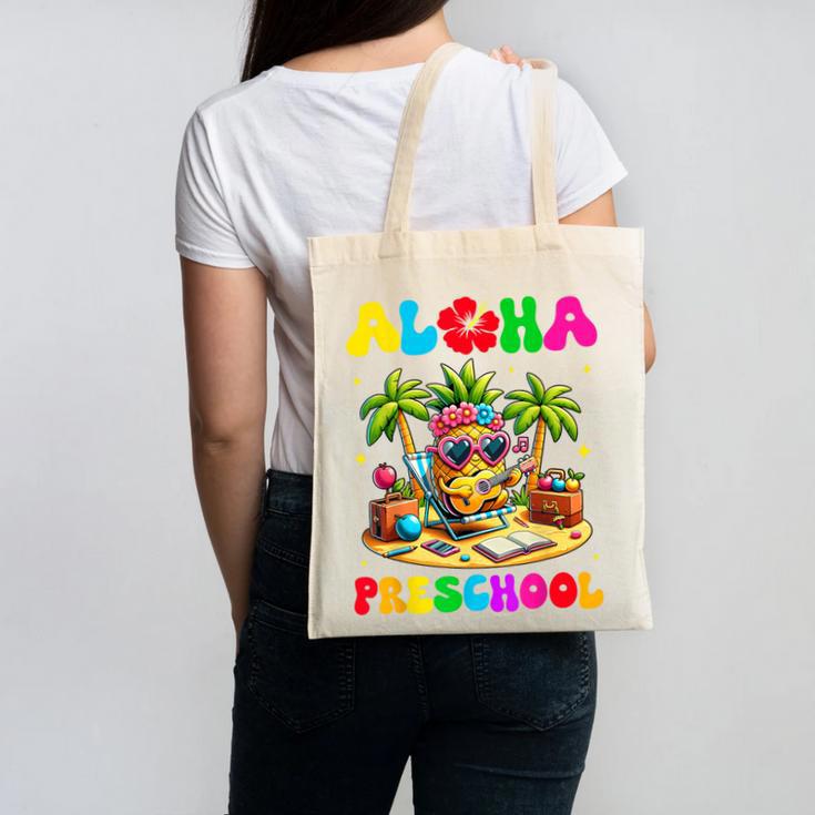 Aloha Preschool Pineapple Hawaii Back To School Kids Girl Canvas Tote Bag Aloha Preschool Pineapple Hawaii Back To School Kids Girl Canvas Tote Bag