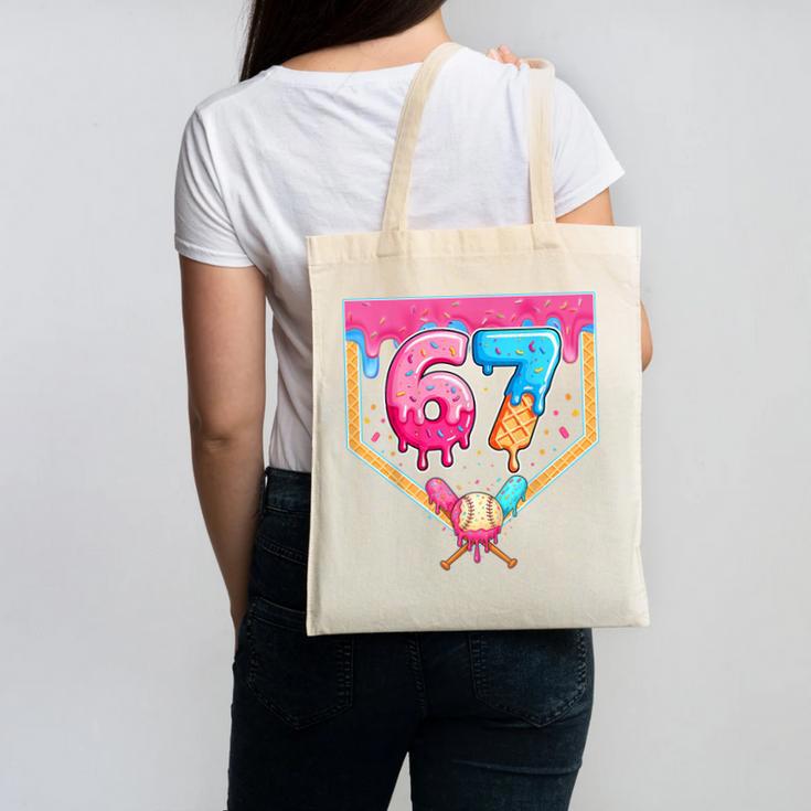 Baseball 67 Six Seven Meme Drip 6 7 Boys Girl Kids Canvas Tote Bag Baseball 67 Six Seven Meme Drip 6 7 Boys Girl Kids Canvas Tote Bag