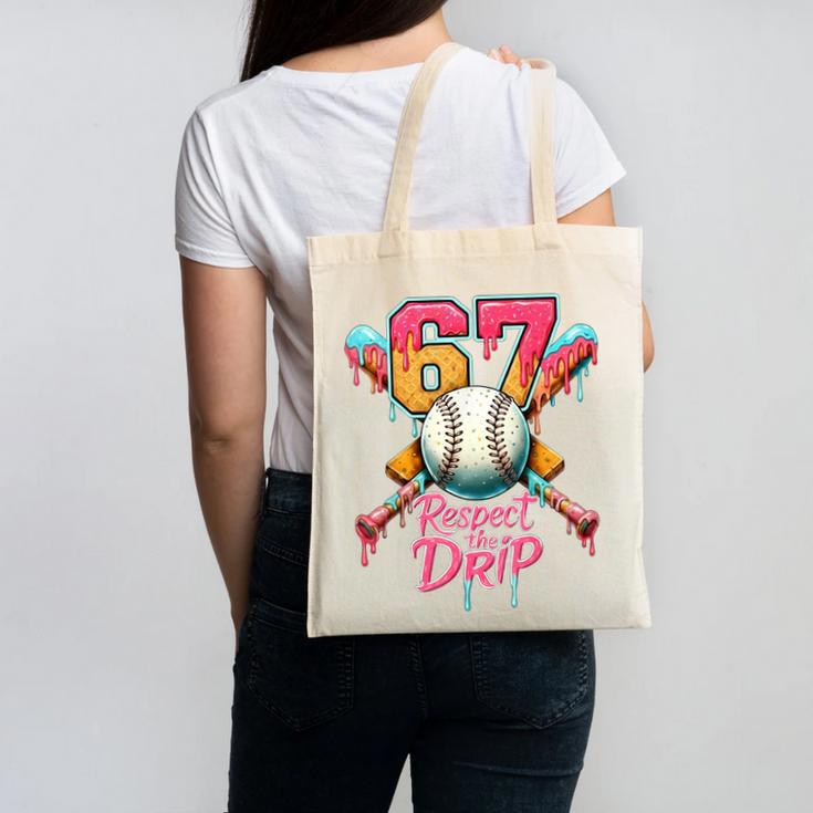Baseball Drip Number 67 Player Sport For Men Women Kids Canvas Tote Bag Baseball Drip Number 67 Player Sport For Men Women Kids Canvas Tote Bag