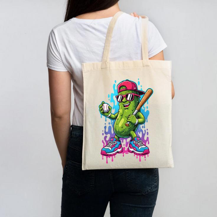 Baseball Ice Cream Drip Boys And Girls Batter Game Day Canvas Tote Bag Baseball Ice Cream Drip Boys And Girls Batter Game Day Canvas Tote Bag