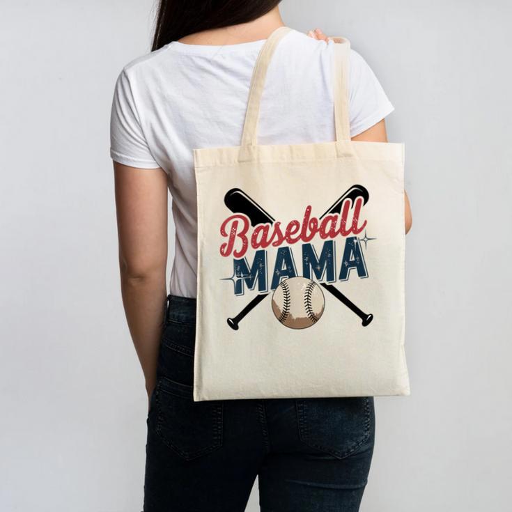 Baseball Mama Squad Proud Sports Mom Game Day Canvas Tote Bag