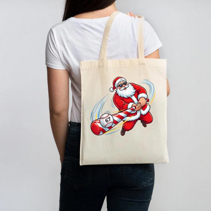 Baseball Santa 67 Christmas Xmas Pajamas Boys Canvas Tote Bag Baseball Santa 67 Christmas Xmas Pajamas Boys Canvas Tote Bag