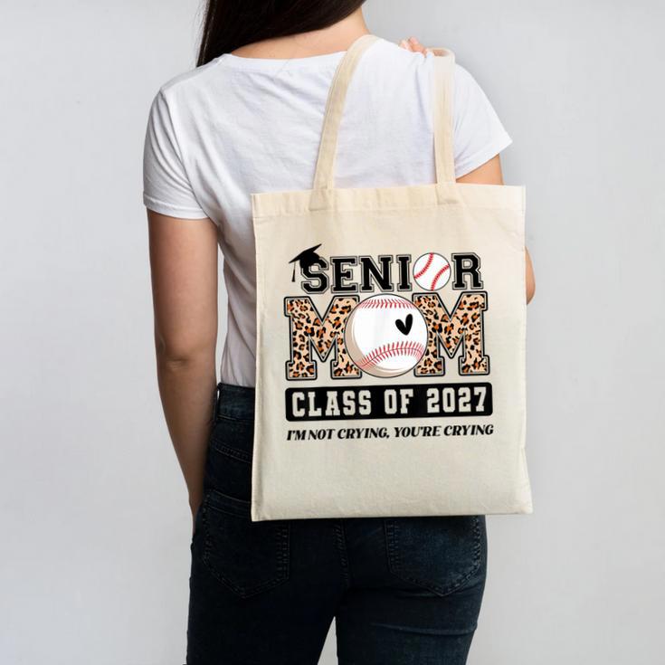 Baseball Senior Class Of 2027 Senior 2027 Graduation Women Canvas Tote Bag
