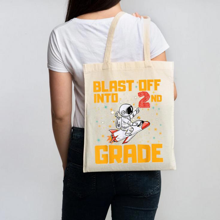 Blast Off Into Second Grade Back To School 2nd Graders Canvas Tote Bag Blast Off Into Second Grade Back To School 2nd Graders Canvas Tote Bag