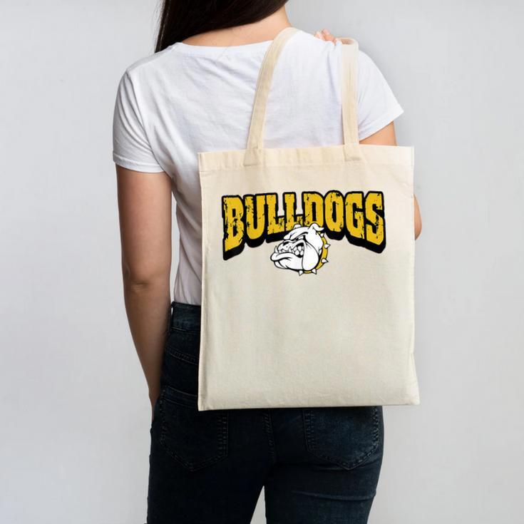 Bulldogs Back To School Spirit GY Canvas Tote Bag