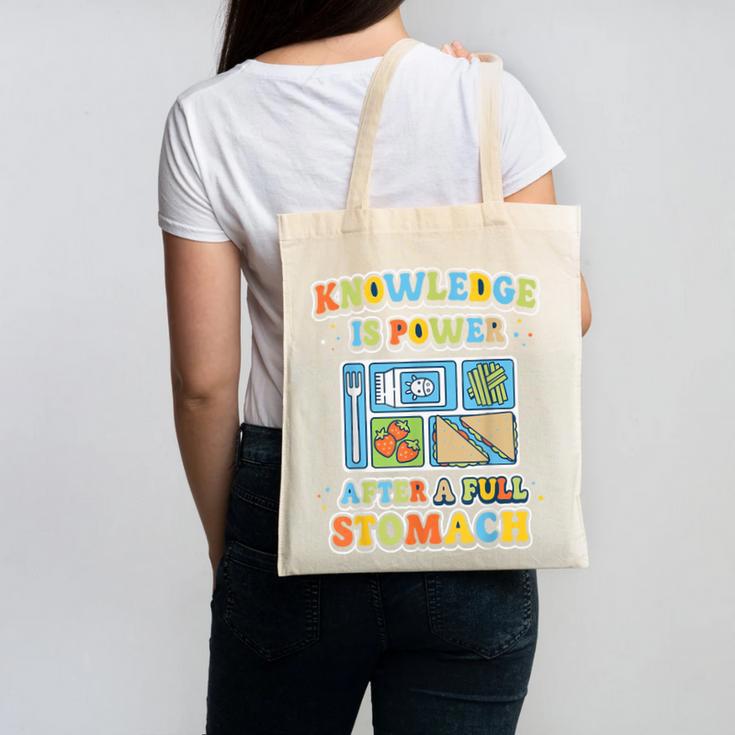 Cafeteria Squad Tour Welcome Back To School Lunch Lady Canvas Tote Bag