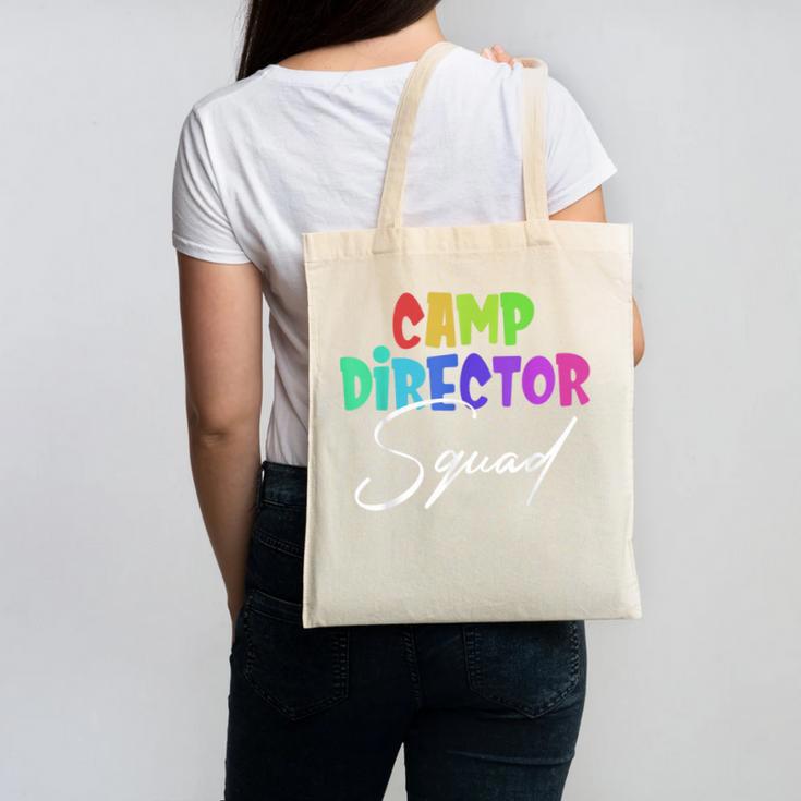 Camp Director Squad Counselor Camper Camping Back To School Canvas Tote Bag Camp Director Squad Counselor Camper Camping Back To School Canvas Tote Bag