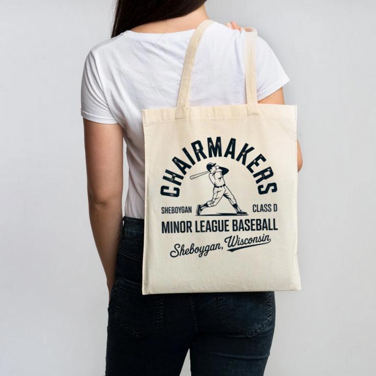 Chairmakers Sheboygan Minor League Baseball Canvas Tote Bag