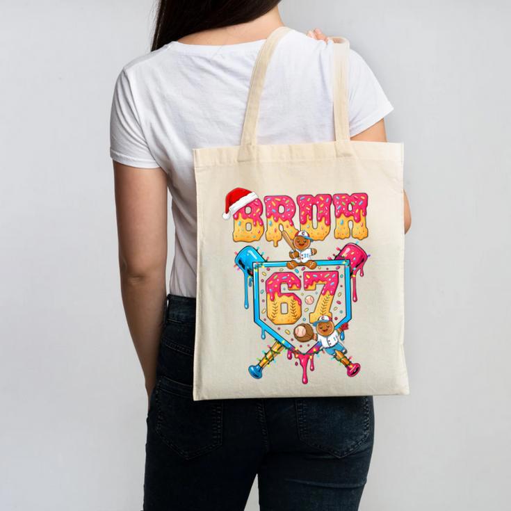 Christmas Gingerbread Bruh 67 Baseball Ice Cream Drip Kids Canvas Tote Bag Christmas Gingerbread Bruh 67 Baseball Ice Cream Drip Kids Canvas Tote Bag