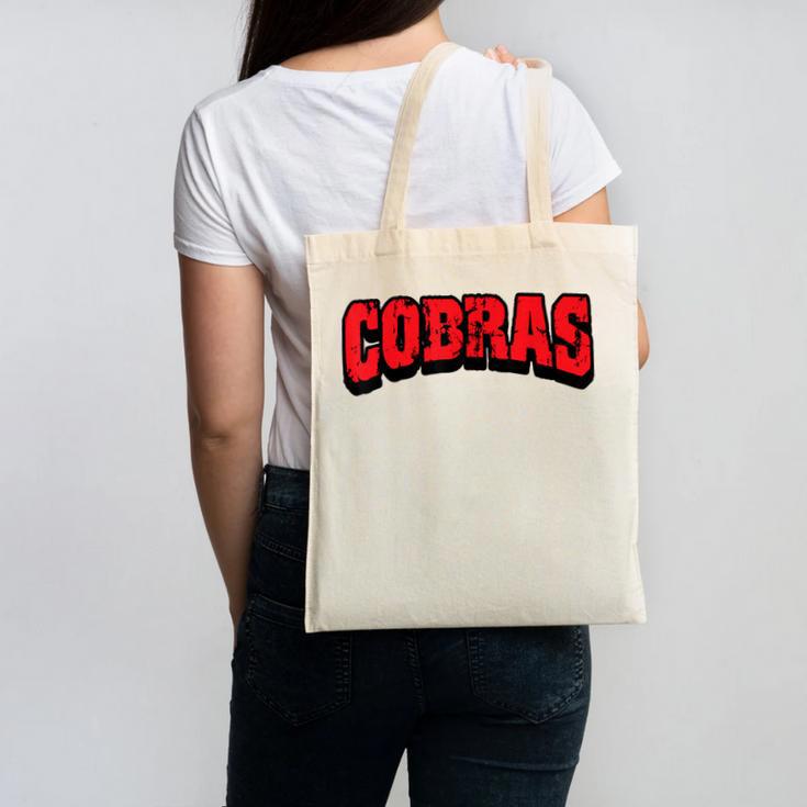 Cobras Back To School Spirit R Canvas Tote Bag Cobras Back To School Spirit R Canvas Tote Bag