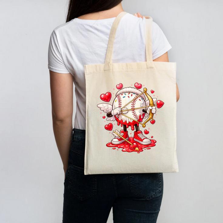 Cupid Baseball Drip Icecream Apparel Youth Boy Valentine Canvas Tote Bag Cupid Baseball Drip Icecream Apparel Youth Boy Valentine Canvas Tote Bag