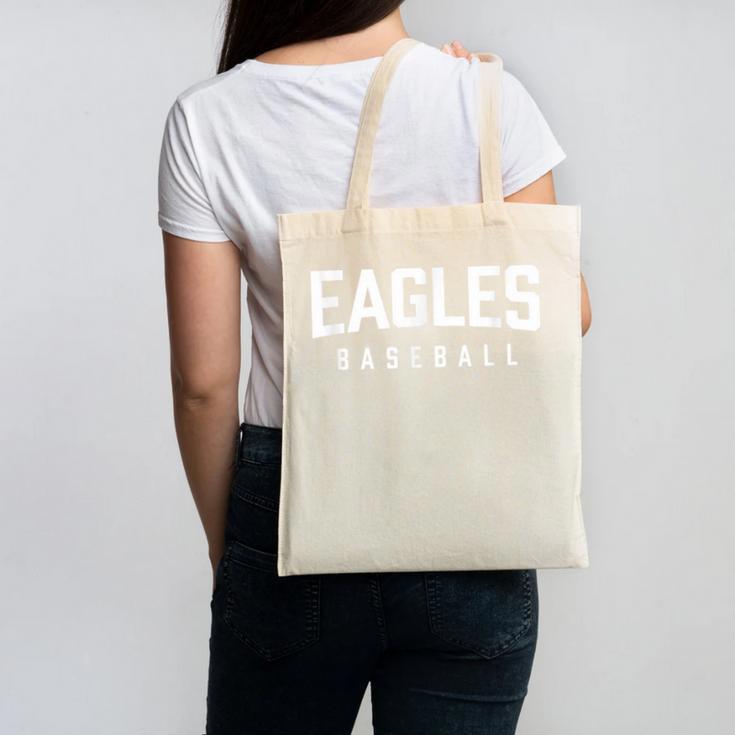 Eagles Baseball Inspired Canvas Tote Bag