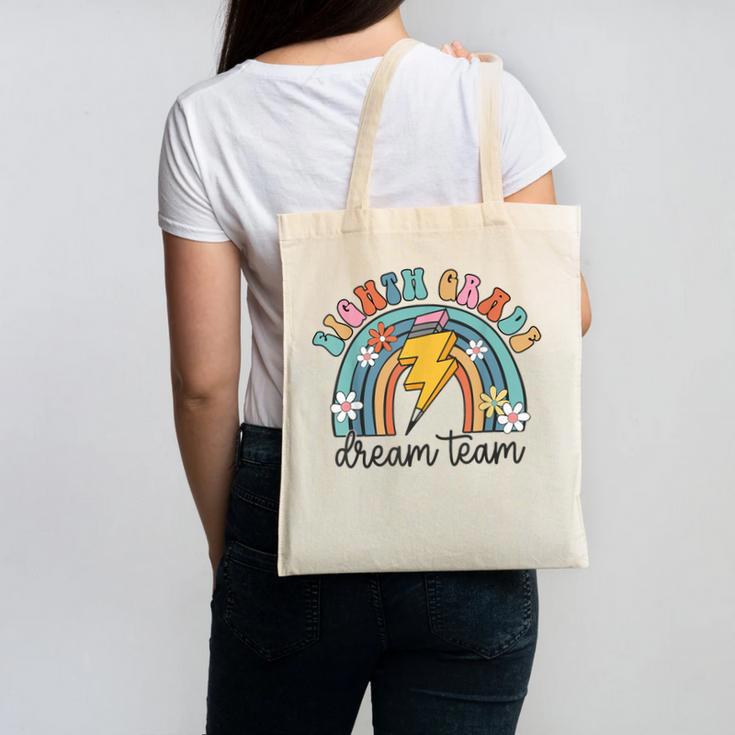 Eighth Grade Dream Team 1st Day Of 8th Grade Back To School Canvas Tote Bag