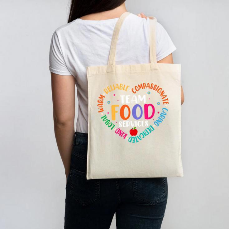 Food Services Cafeteria Crew Lunch Lady Team Back To School Canvas Tote Bag Food Services Cafeteria Crew Lunch Lady Team Back To School Canvas Tote Bag