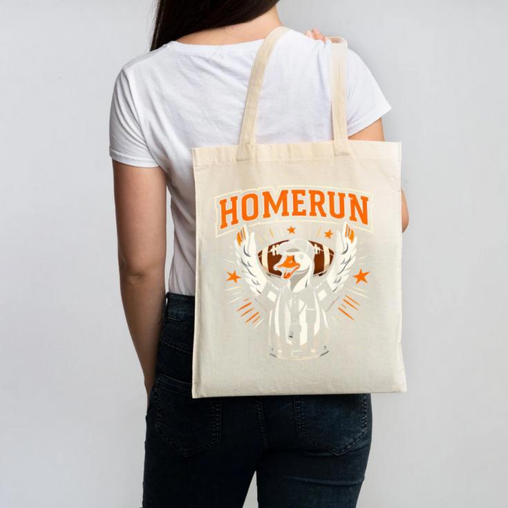 Football Referee Touchdown Baseball Homerun Goose Canvas Tote Bag