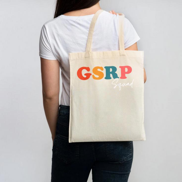 GSRP Squad Boho Cute Back To School GSRP Canvas Tote Bag GSRP Squad Boho Cute Back To School GSRP Canvas Tote Bag