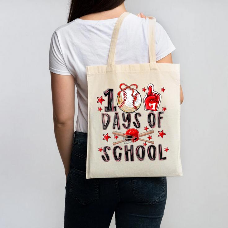 Happy 101 Days Of School Baseball Sports 100th Day Canvas Tote Bag Happy 101 Days Of School Baseball Sports 100th Day Canvas Tote Bag