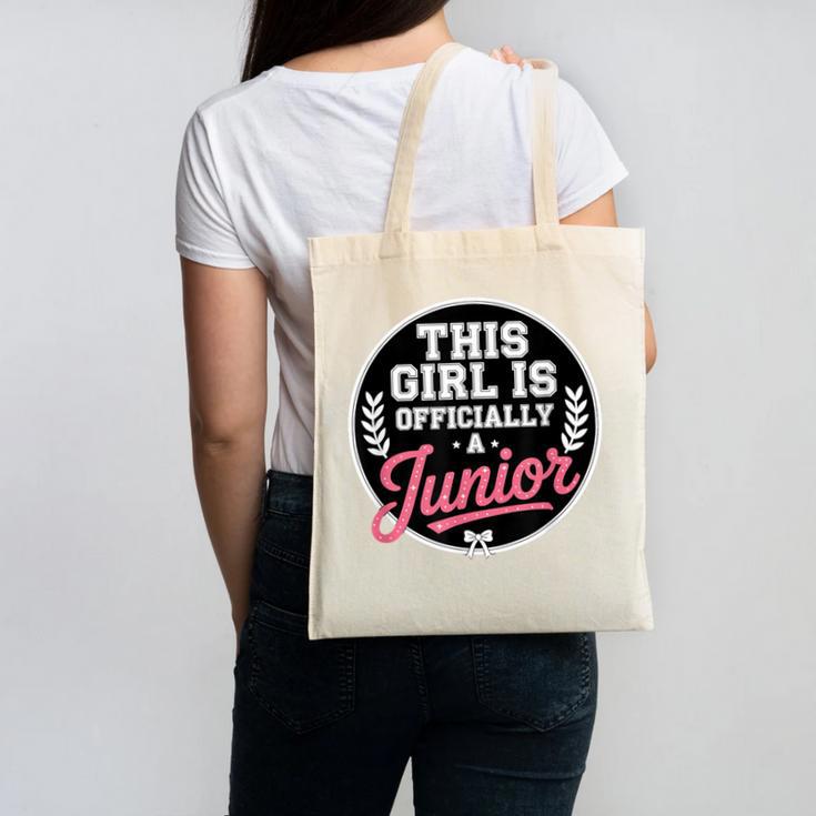 Highschool Girls Back To School 2025 First Day A Junior Canvas Tote Bag Highschool Girls Back To School 2025 First Day A Junior Canvas Tote Bag