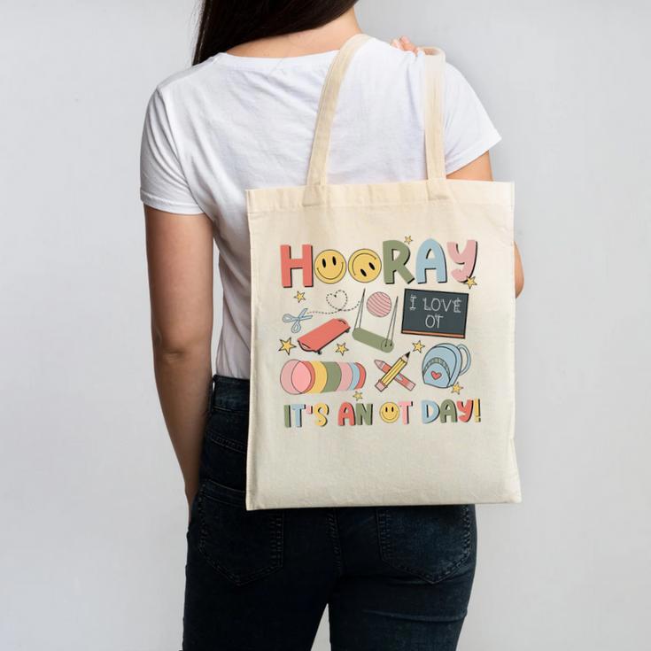 Hooray It’s An OT Day Occupational Therapy Back To School Premium Tri-Blend Canvas Tote Bag Hooray It’s An OT Day Occupational Therapy Back To School Premium Tri-Blend Canvas Tote Bag