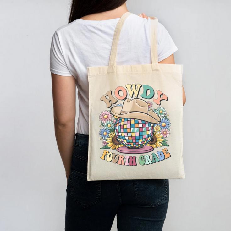Howdy Fourth Grade Cowgirl Western 4th Grade Back To School Canvas Tote Bag Howdy Fourth Grade Cowgirl Western 4th Grade Back To School Canvas Tote Bag
