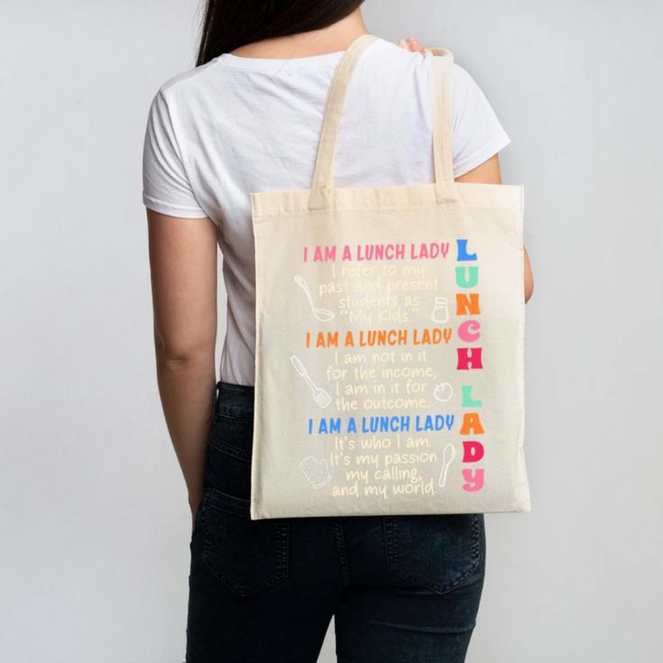 I'm A Lunch Lady Back To School Cafeteria Worker Squad Canvas Tote Bag
