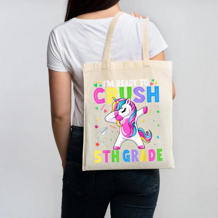 I'm Ready For Fifth Grade Back To School 5th Grade Girls Canvas Tote Bag I'm Ready For Fifth Grade Back To School 5th Grade Girls Canvas Tote Bag