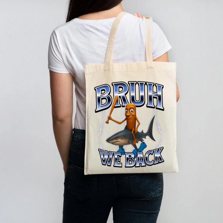 Italian Brainrot Back To School Canvas Tote Bag