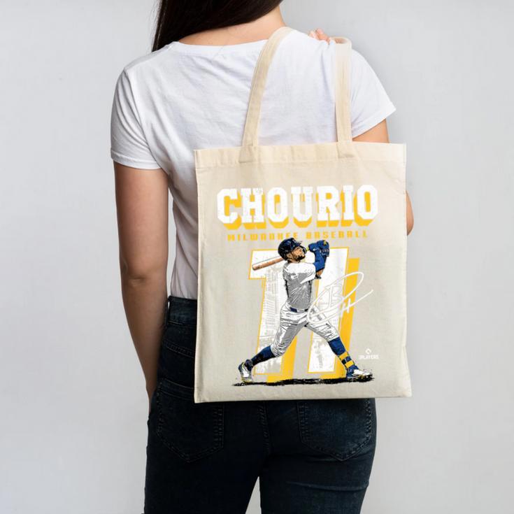 Jackson Chourio Milwaukee MLB Baseball Player MLBJCH201M Canvas Tote Bag Jackson Chourio Milwaukee MLB Baseball Player MLBJCH201M Canvas Tote Bag