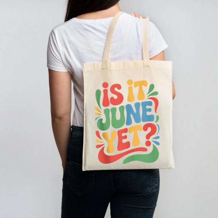 Is It June Yet Back To School Student Groovy Kids Canvas Tote Bag Is It June Yet Back To School Student Groovy Kids Canvas Tote Bag