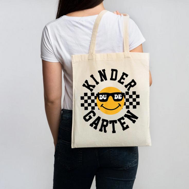 Kindergarten Dude Back To School Kinder Students Kids Canvas Tote Bag