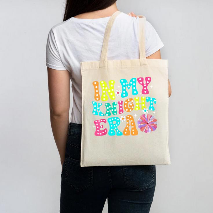 In My Knights Era Back To School Spirit Game Retro Groovy Canvas Tote Bag In My Knights Era Back To School Spirit Game Retro Groovy Canvas Tote Bag