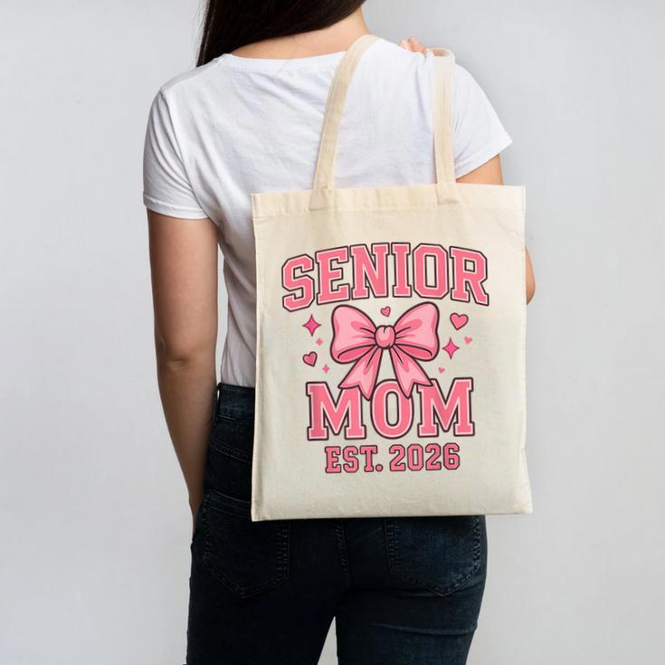 Last First Day Class Of 2026 Senior Mom Back To School Canvas Tote Bag