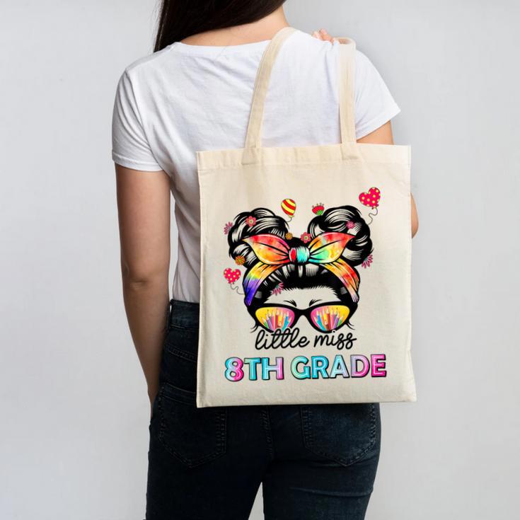 Little Miss Eighth Grade Back To School 8th Grade Girls Canvas Tote Bag