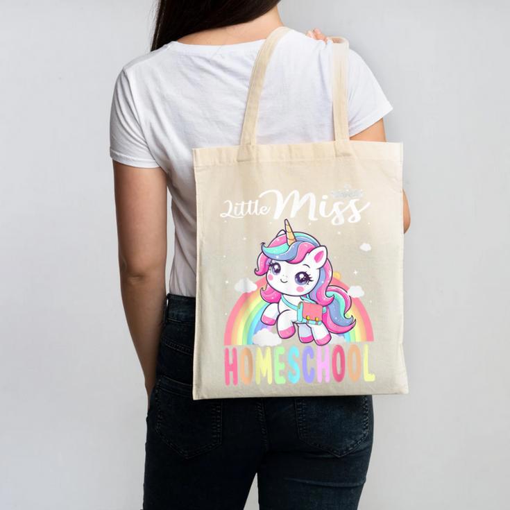 Little Miss Homeschool Back To School Girls Homeschool Canvas Tote Bag Little Miss Homeschool Back To School Girls Homeschool Canvas Tote Bag
