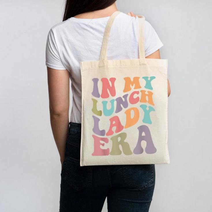 In My Lunch Lady Era Happy First Day Back To School Canvas Tote Bag