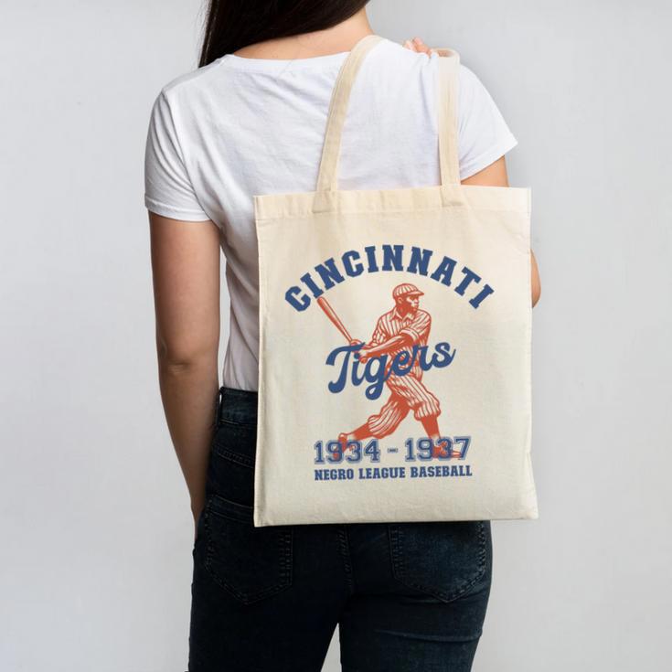 Negro League Baseball History Month Cincinnati Ohio Canvas Tote Bag