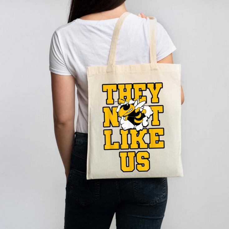 Not Like Hornets Back To School Spirit GY Canvas Tote Bag Not Like Hornets Back To School Spirit GY Canvas Tote Bag