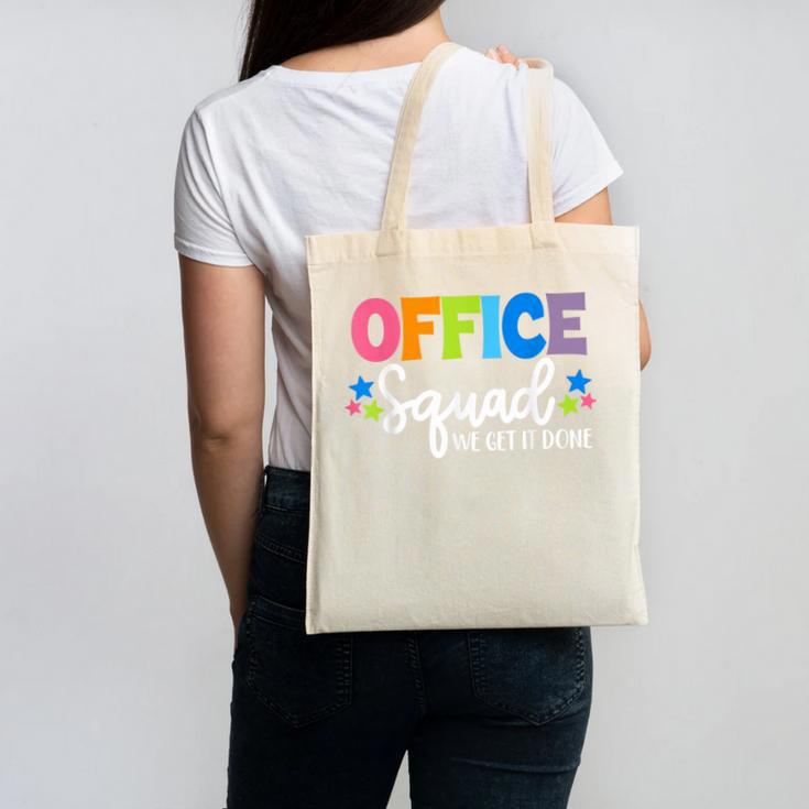 Office Squad We Get It Done Back To School First Day Canvas Tote Bag Office Squad We Get It Done Back To School First Day Canvas Tote Bag