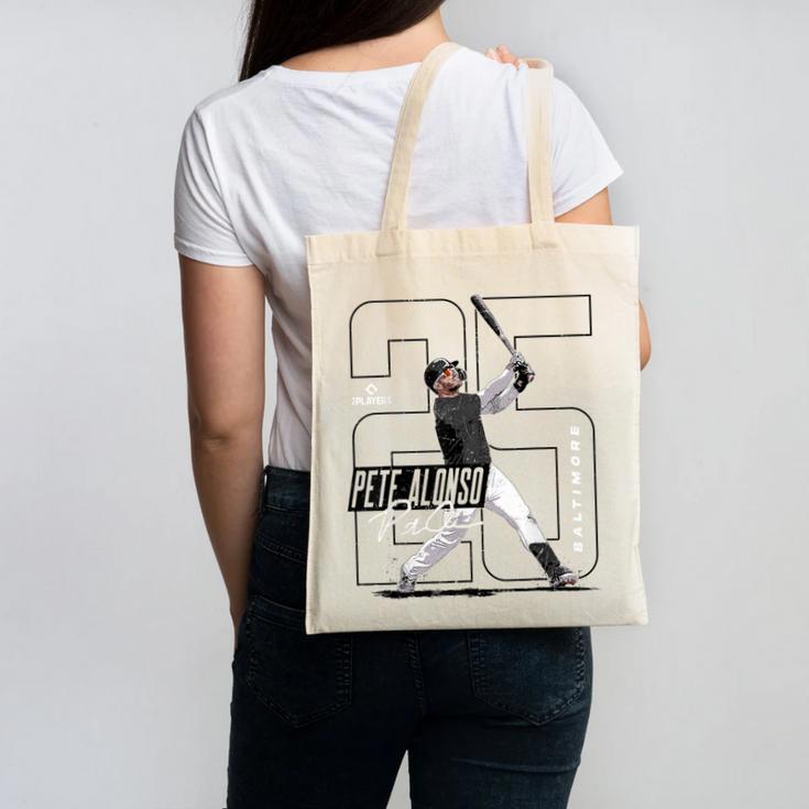 Pete Alonso Baltimore Baseball Players MLBPAL203M Canvas Tote Bag