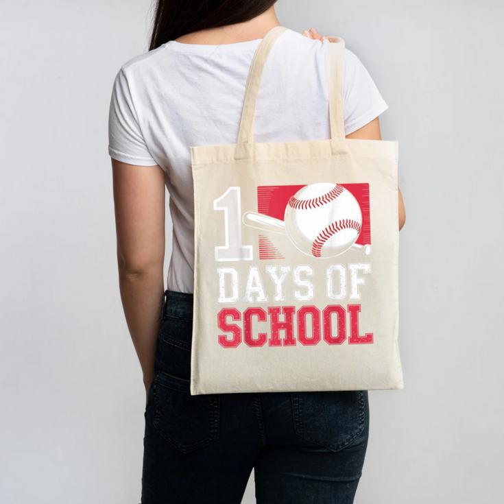 Retro 100 Days Of School Baseball Teacher Student 100 Days Canvas Tote Bag Retro 100 Days Of School Baseball Teacher Student 100 Days Canvas Tote Bag